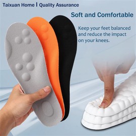 Roofo Cloud Soles for Men and Women Men's Comfortble Shoe Steppers Insoles Sole Inserts Memory Foam Insoles for Women (US-Men-6.5-11)