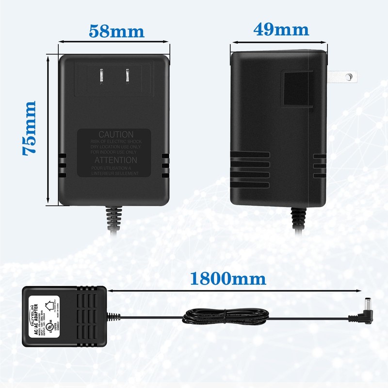 24 Volt AC 1000mA Power Adapter for Smart Sprinkler Controller,Indoor
