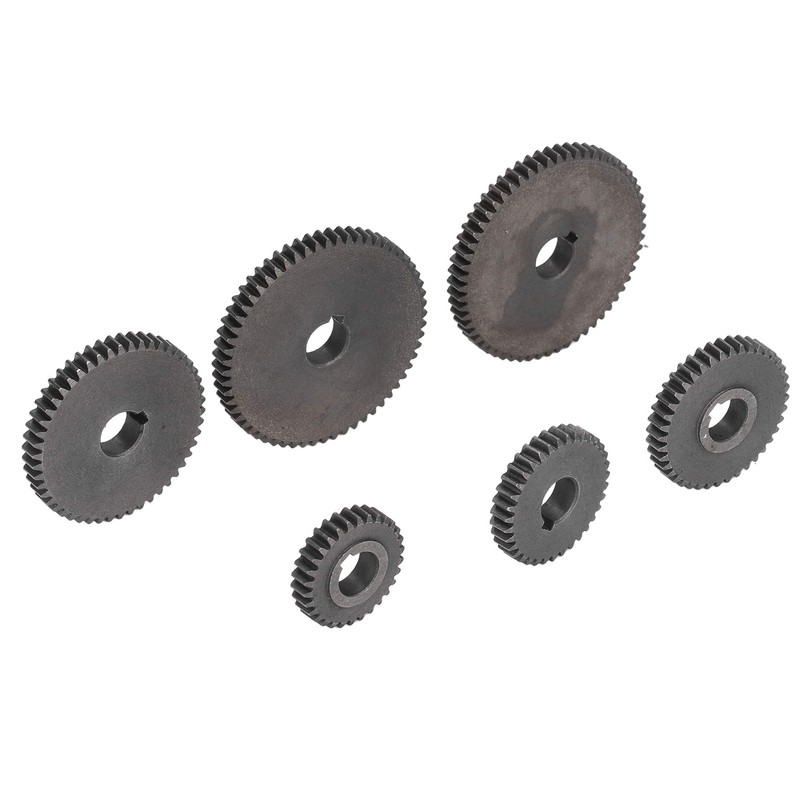 9Pcs Metal Gear Set Mini Lathe Cutting Machine Gears 2xT60