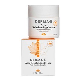 DERMA-E Acne Oil-Control Matte Moisturizer – Day and Night Spot Treatment Cream with Active Salicylic Acid – Soothing and Balancing Face Cream Gently Exfoliates and Reduces Irritation, 2 Oz