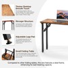 TEMI Small Computer Desk Folding Table - 35.8" Foldable Office
