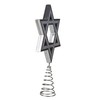 9-Inch Plastic Silver Hanukkah Tree Topper