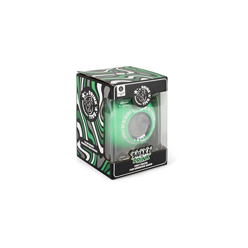 Thumbs Up DRINKBALL Party Game, Black, Small