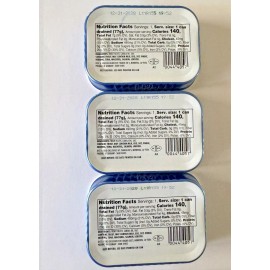 Trader Joes 3 Trader Joe's Smoked Trout Fillets in Oil Skinless 3.9 oz Each Tin x 3 Cans