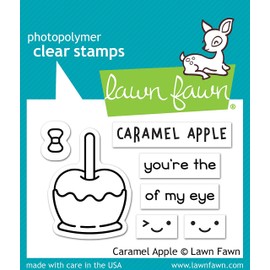 Lawn Fawn Clear Stamps 3inch X2inch Caramel Apple