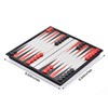 QuadPro Magnetic Backgammon Board Game Set with Folding Board Travel