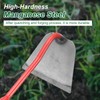 HARFINGTON 2pcs Garden Hoe 16.14" x 7" Steel Hoe Garden