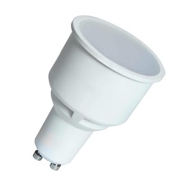 Crompton Lamps LED GU10 Spotlight 4.9W Dimmable Long Barrel 74mm (50W Equivalent) 4000K Cool White 100° Frosted 350lm Long-Barrel Long-Necked Replacement Bulb
