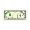 American Art Classics Zero Dollar Bill in Protective Dollar Bill