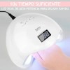 Lampara De Uñas Uv Profesional Secador Uñas Led Con Pantalla