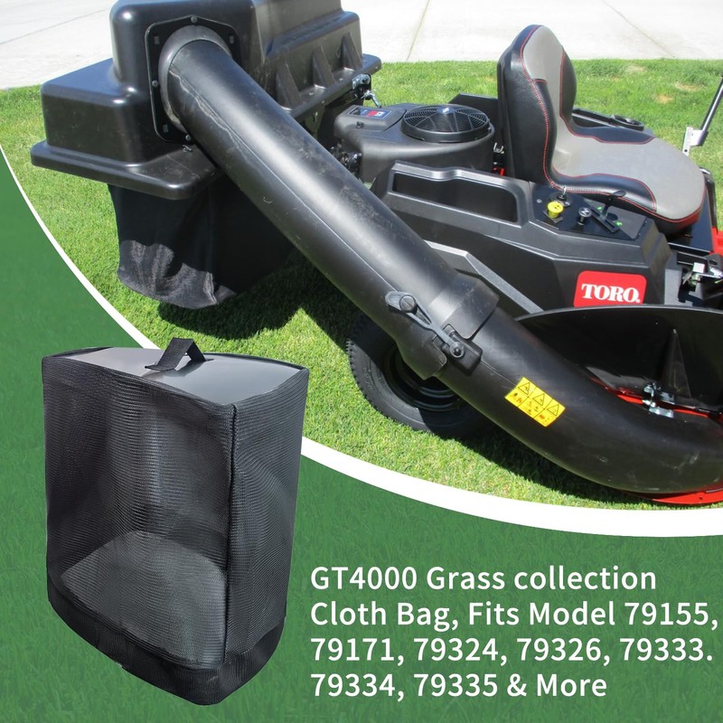 deawater 2pcs GT4000 110-6674 Grass Bag for Toro Zero Turn