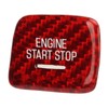 Engine Push to Start Button Cover Carbon Fiber Start Switch