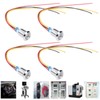 4 Sets PreWired Round LEDs Waterproof 2Color Indicator Common Cathod