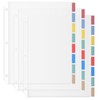 HABGP Binder Dividers with Tabs, 8 Tab Sheet Protectors for