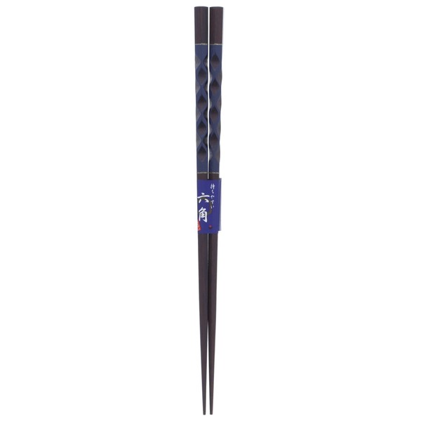 Chopsticks Hexagonal Maple Lacquer Painted 9.1 inches (23 cm)