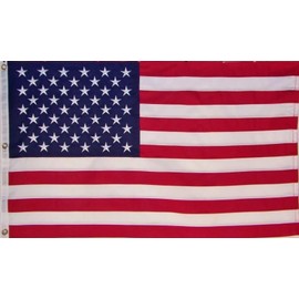 3X5 USA 50 STARS AMERICAN FLAG EMBROIDERED SEWN STARS 600D SEWN STRIPES