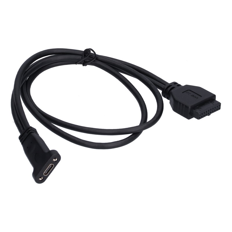 Adapter Cable 19Pin USB 3.0 to External USB TypeC Socket