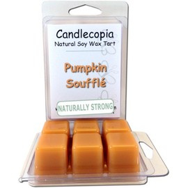 Candlecopia Pumpkin SoufflÃ© Strongly Scented Hand Poured Vegan Wax Melts, 12 Scented Wax Cubes, 6.4 Ounces in 2 x 6-Packs