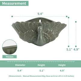 Mozing Retro Succulent Planter Ceramic Flower Pot for Indoor Outdoor, Cactus Planter Pot with Drainage Hole for Home & Office Decor