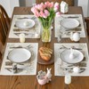 Easter Table Runner and Place Mats Set, Spring Tablecloth Place
