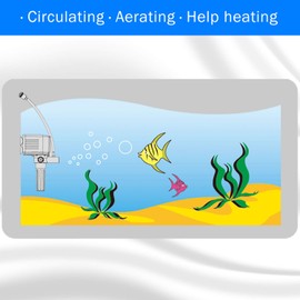 AquaMiracle Aquarium Powerhead Pump Circulating Water Pump 265 GPH for 60-80 Gallon Aquariums with Aerating Features