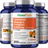 NusaPure Liposomal Vitamin C 2032mg - 200 Veggie Vegan Capsules,