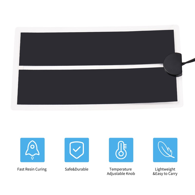 Resin Heating Mat Fast Curing Quick Resin Dryer with Temperature