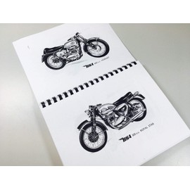 Bsa 500 650 A65 Lightning Service Repair Parts Manuals Unit Construction Twins