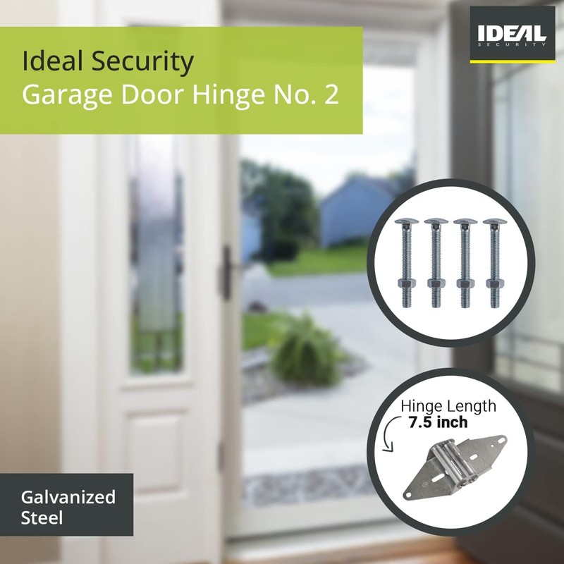 Ideal Security Garage Door Hinge for Second and Third Panels,