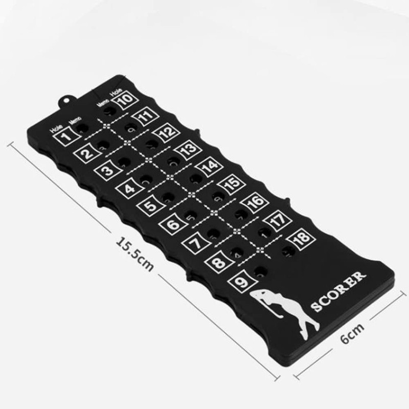 Selxran 2 Pcs 18 Hole Golf Stroke Counter Golf Score