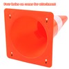 15 inch Traffic Safety Cones with Reflective Collars,[4 Pack]Orange Construction