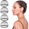 Cubierta para Pelucas, 4 Pcs Gorra de Red Transpirable y