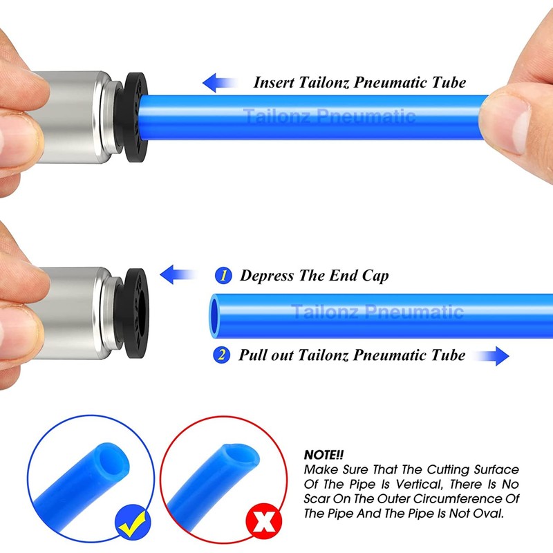 TAILONZ PNEUMATIC 1/4 Nickel plated copper Quick-plug type one-way check