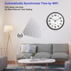 OCEST 12Inch Wi-Fi Wall Clock with Auto Sync Time &
