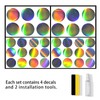 DKTIE Modern Dots Anti-Collision Decal - UV-Reflective Window Decal to