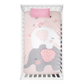 Chiqui Mundo Set De Edredón Para Ccc 3 Pz Chiquimundo Elefantitas