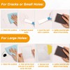 Drywall Repair Kit, Wall Surface Hole Patch Repair with White
