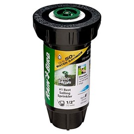 Rain Bird 1802AP8PRS Pressure Regulating (PRS) Professional Pop-Up Sprinkler, Adjustable 0 - 360° Pattern, 6' - 8' Spray Distance, 2" Pop-up Height