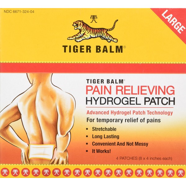Tiger Balm Tiger Balm Pain Relieving Patch Large 4 Each