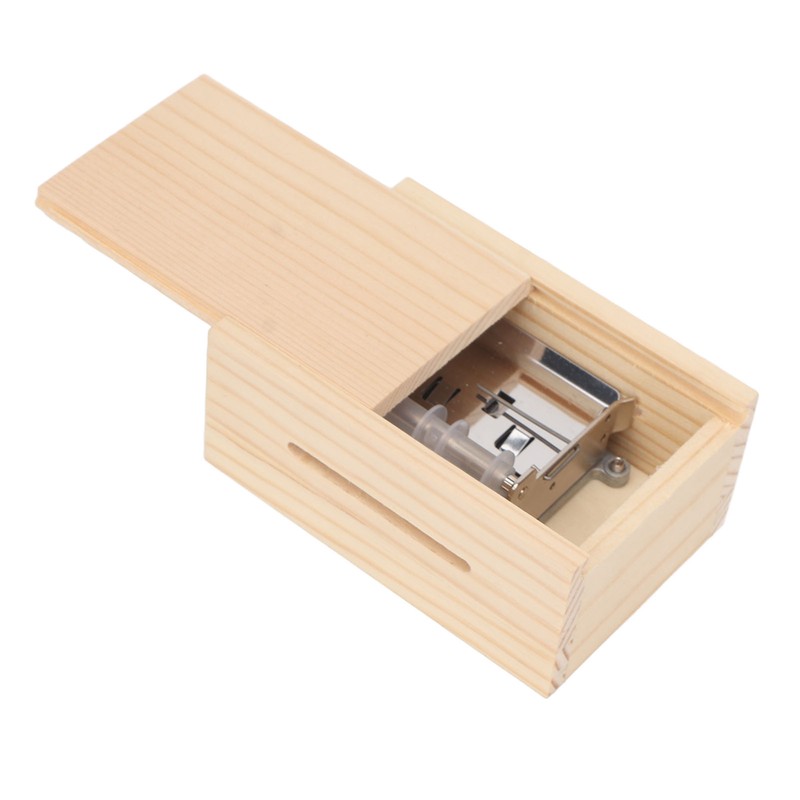 Music Box 15 Note Hand Crank Compact Retro Style Attractive