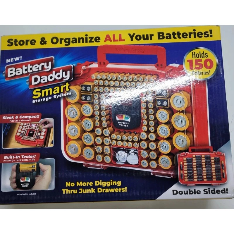 Battery Daddy 2 Qty Battery Daddy Smart Storage System Organizer