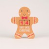 GINGERBREAD MAN ADVENT CALENDAR CHRISTMAS COUNTDOWN BLOCK