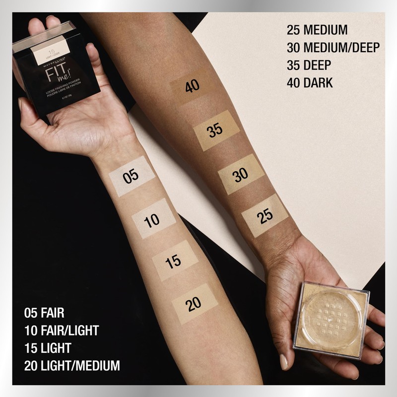 Maybelline Fit Me Loose Setting Powder, Face Powder Makeup &