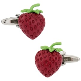 Cuff-Daddy Strawberry Cufflinks with Presentation Box
