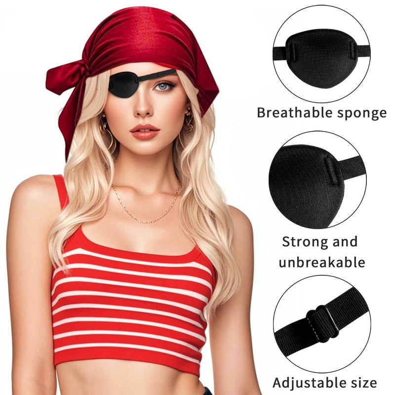 KOMIDK Single Eye Patch for Right Eyes Amblyopia Lazy Eye