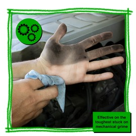 CE Tools Pro Tough Wipes with Scrubbing Beads, 50 Count