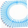 18pcs Spring Hair Clips Flexible Circular Hair Combs for Women