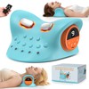 Neck Massager 2026, 4-in-1 Portable Traction Device with Heat &