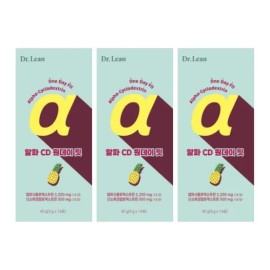 Dr.Lin Alpha CD Alpha DC Alpha CD Pineapple Flavor Alpha CD Powder 3 Powders MJ / 닥터린 알파CD 알파DC 알파씨디 파인애플맛 알파시디 분말 파우더 3개 MJ
