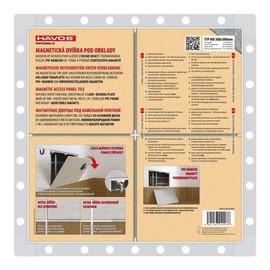 Inspection door Inspection flap magnetic be tiles bar : 150 x 150 mm